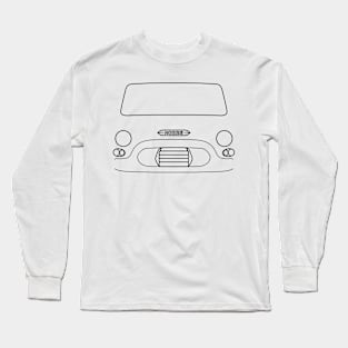 Morris J4 van outline graphic (black) Long Sleeve T-Shirt